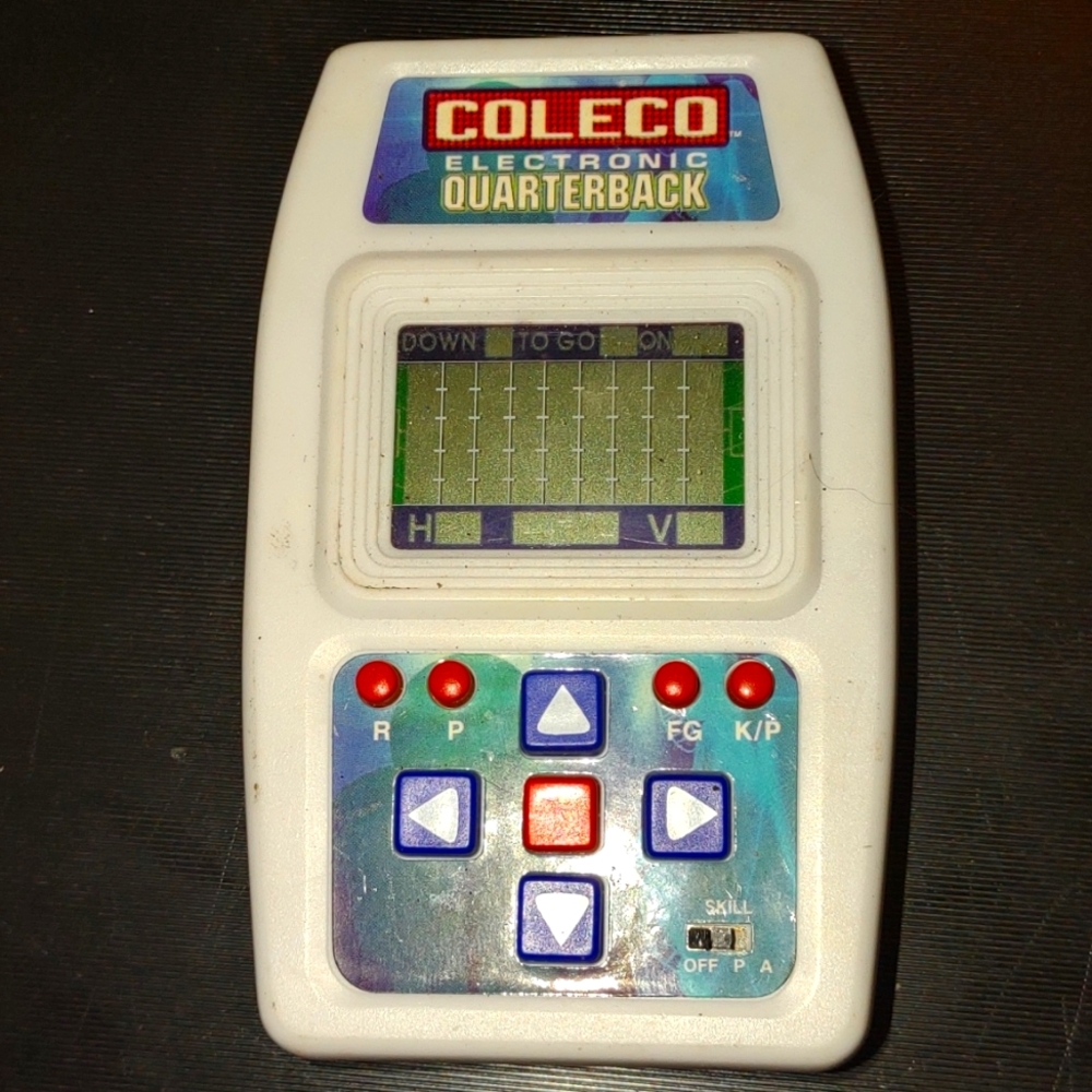 2005 Vintage Coleco Electronic Quarterback handheld game